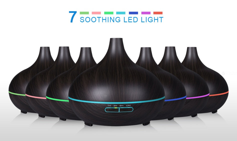 Creative Home Appliance Full Wood Grain Remote Control Aromatherapy Lamp Creative Home Appliance Full Wood Grain Remote Control Aromatherapy Lamp